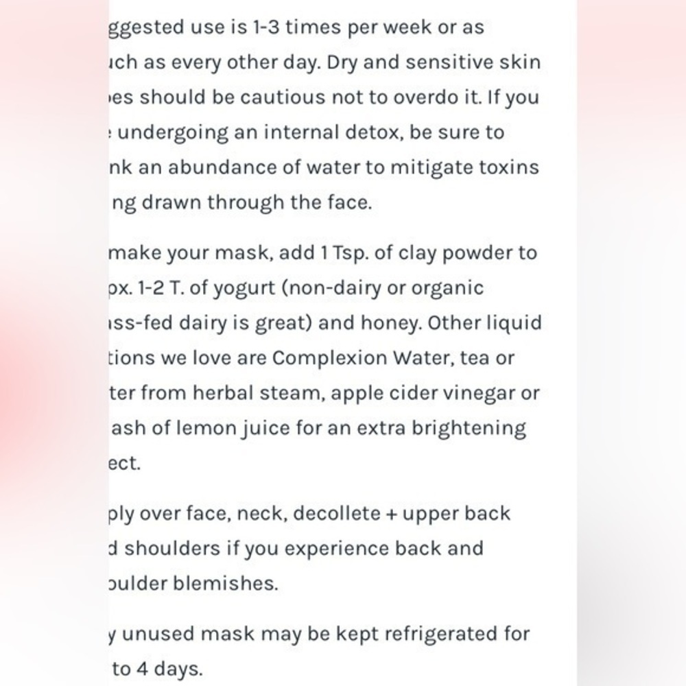 Rose Rhassoul Clay Mask - Picture 4 of 11